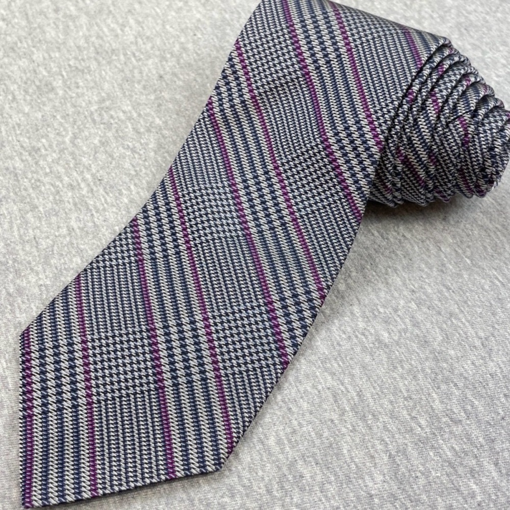 Brooks Brothers 346 Tie Men 3.5" Stripe 100% Silk 57.5" Long Made In USA NWT